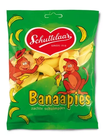 Schuttelaar Banaapies (18x 200gr)