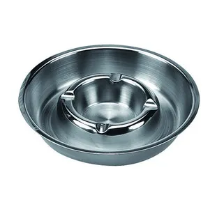 Asbak roestvrijstaal (14cm)
