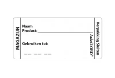 Etiket labellord magazijn (250 stuks)