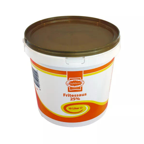 Subliem fritessaus 25% goud (10 liter)