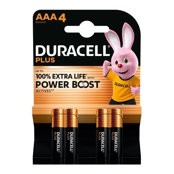 Duracell plus 100% AAA 10x4 (LR03)