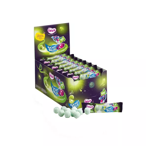 Frisia Rocket Balls Zure Kogels Appel (50x 5-pack)