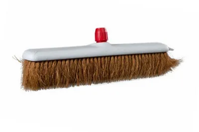 Zaalveger cocos kunststof + steelhouder (50cm)