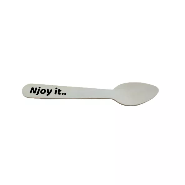 NJOY ijslepeltjes hout bio 14 cm (100 stuks)