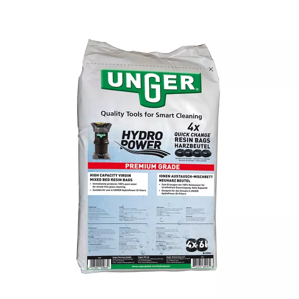 Unger hydropower di quickch. hars zak (4x 6l) in zak