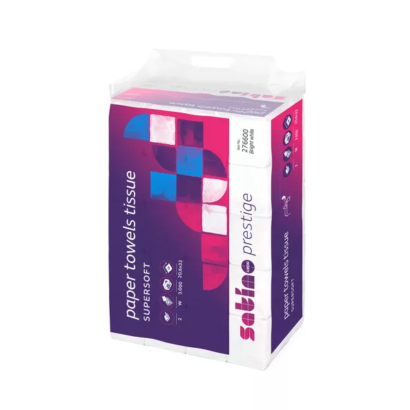 Satino PT2 prestige interfolded handdoekje 2 laags 20.6x32 cm (3000 stuks)