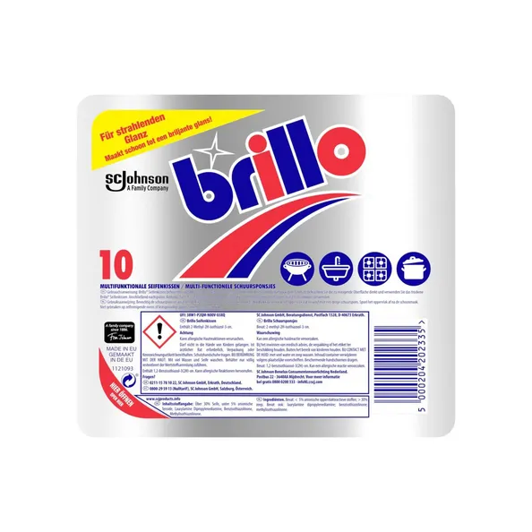 Brillo multi-functionele schuursponsjes (10 stuks)