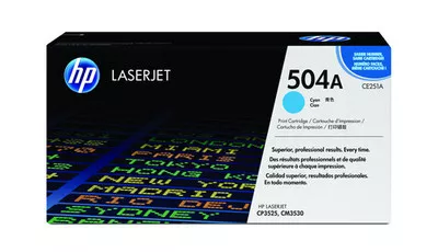CE251A HP CLJ CP3525 CARTRIDGE CYAN ST HP504A 7000