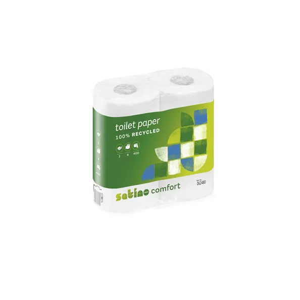 Satino toiletpapier recycled 2 laags 400 vel (40x 400 vel)