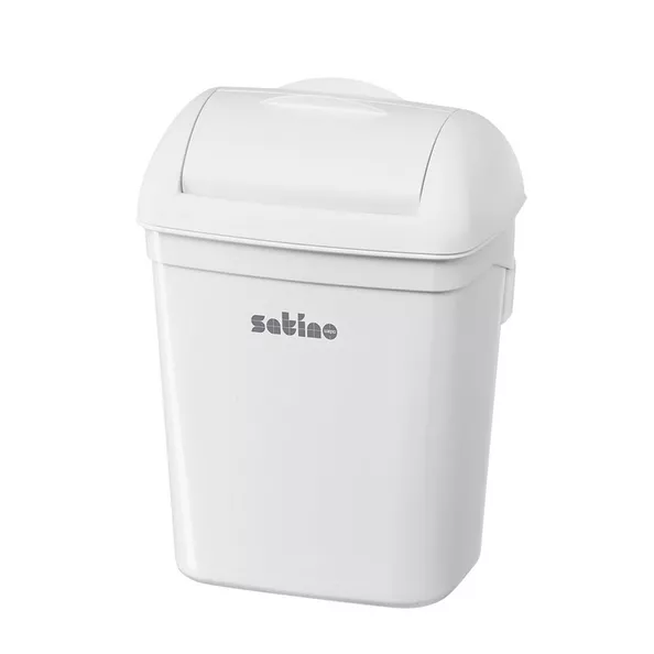Satino smart dameshygienebox kunststof wit (8L)