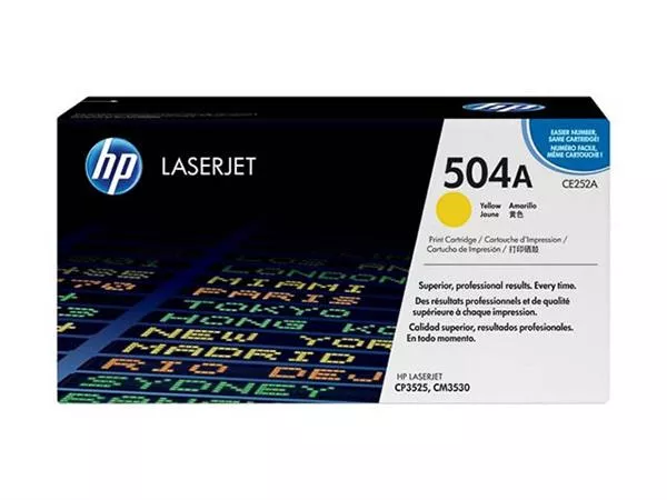 CE252A HP CLJ CP3525 CARTRIDGE YELLOW ST HP504A 70