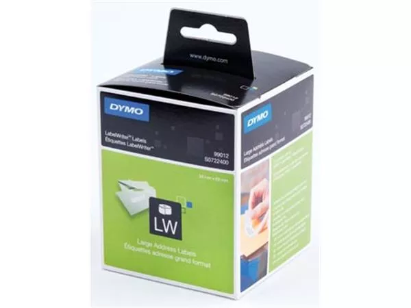 Dymo-etiketten-LabelWriter-ft-89-x-36-mm-wit-2-x-260-etiketten-c99012