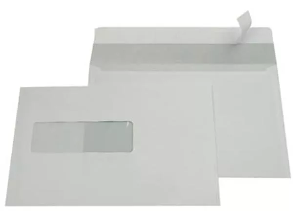 Gallery-enveloppen-ft-156-x-220-mm-venster-links-stripsluiting-binnenzijde-grijs-500-stuks-c017016