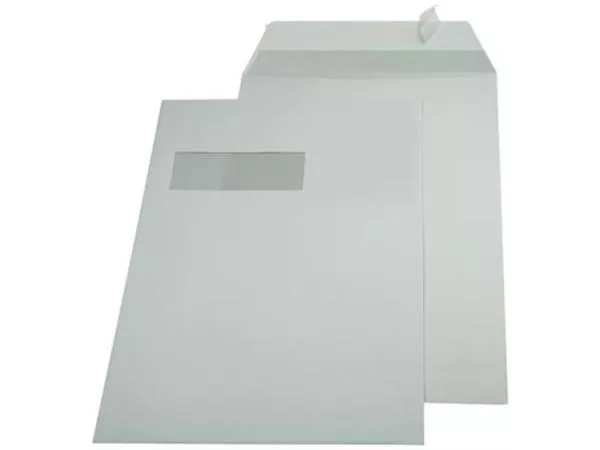Gallery enveloppen ft 229 x 324 mm, venster links (250 stuks)
