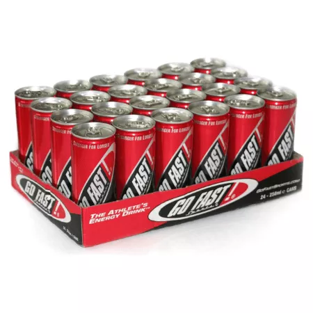 Go fast energy drink blik (24x 25cl)