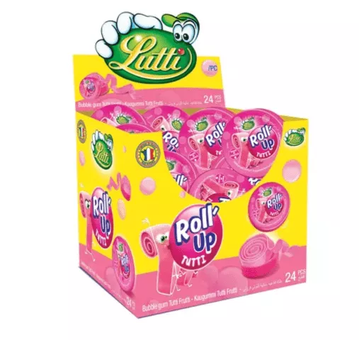 Lutti Roll Up Tutti Frutti (24 stuks)
