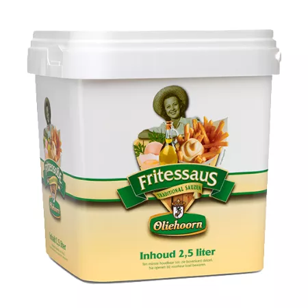 Oliehoorn fritessaus 25% (2,5 liter)