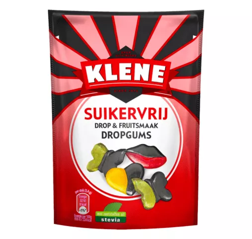 Klene suikervrij dropgums (12x 110gr)