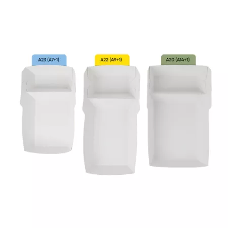 Frietbakje A22 kraft/wit BIO (A9+saus)(400 stuks) - Afbeelding 3