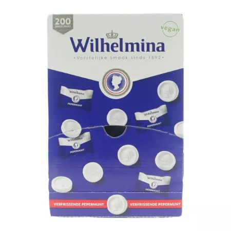 Wilhelmina Pepermunt Vegan Single Pack (200 stuks) (1)