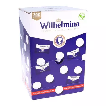 Wilhelmina Pepermunt Vegan Single Pack (200 stuks) (2)