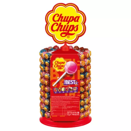 Chupa chups lollie wheeldisplay (200 stuks)