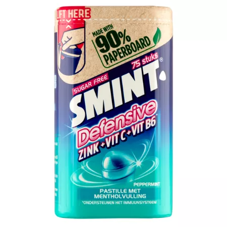 Smint Defensive Peppermint 75 stuks (4x 150gr)