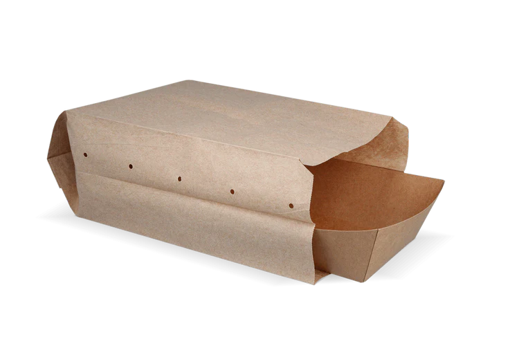Snackzak geperforeerd kraft nr.28 BIO (2 pond)(1000 stuks) - Afbeelding 3
