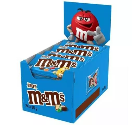 M&M’s Crispy Single (24x 36gr)