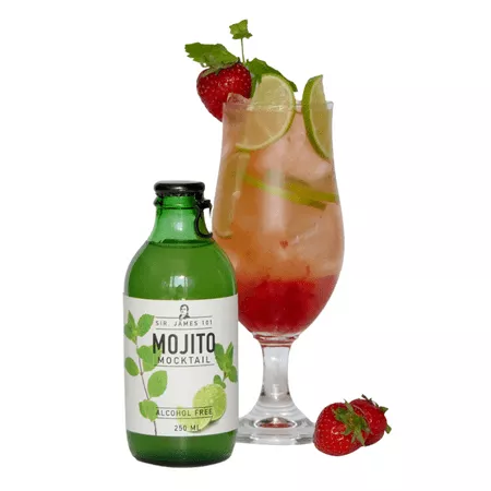 Sir james 101 mojito 0% alcohol flesje (12x 25cl) (1)