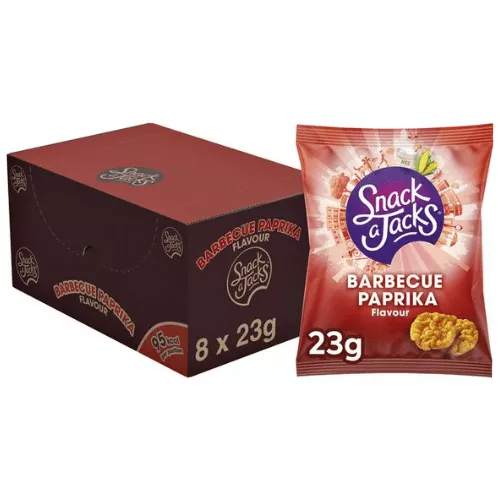Snack a Jacks Barbecue Paprika (8x 23gr) (1)