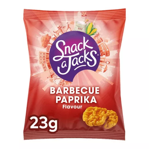 Snack a Jacks Barbecue Paprika (8x 23gr)