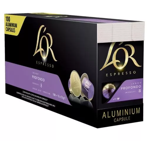 L’or Espresso Lungo Profondo Cups (100 stuks)
