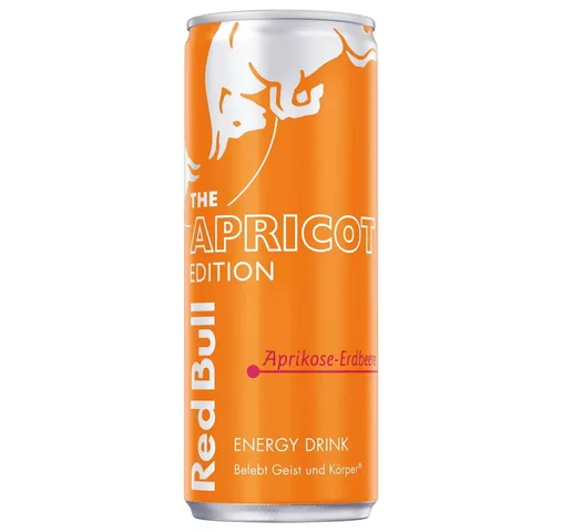 Redbull summer abrikoos aardbei blik (12x 25cl) Redbull summer abrikoos aardbei