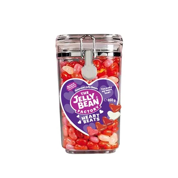 The Jelly Beans Factory Hartjes Snoeppot (6x650gr)