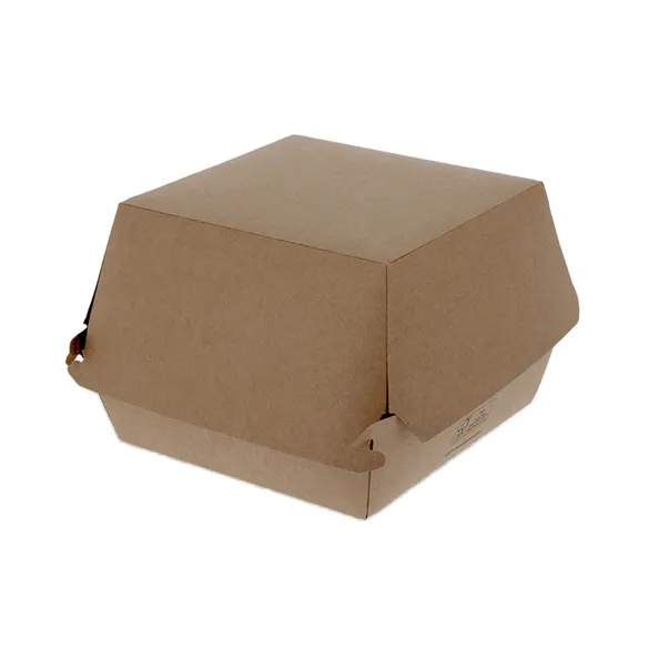 Hamburgerbak Middel-Hoog M FSC Kraft (100 stuks)