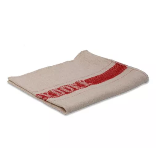 Weco werkdoek katoen rode band (10 stuks)