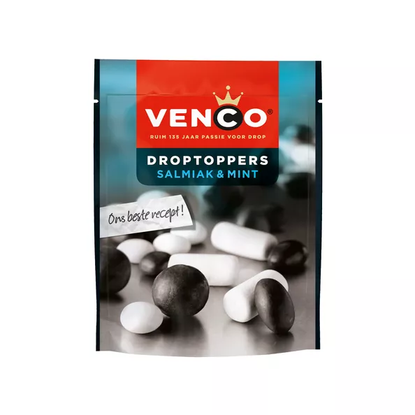 Venco Droptoppers Salmiak Mint (10x215gr)