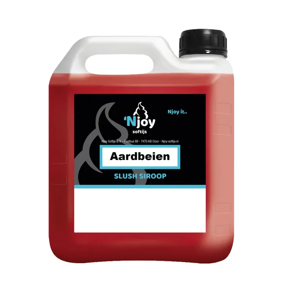 NJOY Slush Funniezz Siroop Aardbei (5 liter)
